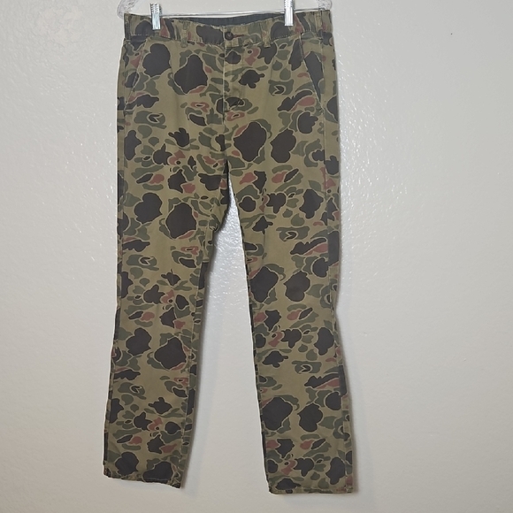 Rave Men's Green Camouflage Cargo Pants - Picture 1 of 7